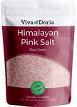 Viva Doria Himalayan Pink Salt, Crystal Salt, Fine Grain, Certified Authentic, Food Grade, 5 lb (2.2 Kg)