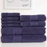 Luzia 8 Piece Bathroom Towel Set - 