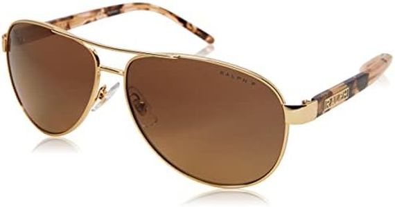 Ralph Lauren 0ra4004 Lunettes de Soleil, Dorado, M Femme