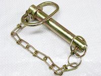 Trailer Hitch Pin 25MM X 165MM (1" X 6.5" Towing Chain Linchpin Lock Tractor)