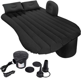 AEREX® Inflatable Car Air Mattress Back Seat Bed Thickened Car Camping Air Mattress Bed with Air for Pump Travel, Sleeping, Inflatable Bed (Multi-Color)