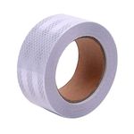 ONTWIE Reflective Tape, High Intensity Self-adhesive Waterproof Reflector Warning Tape for Vehicles, Scooters, Bikes - Silver 32ft