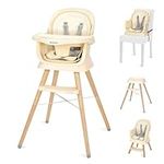 4-in-1 Baby High Chair - Cream