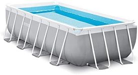 Intex 16 ft. x 8 ft. x 42-Inch Prism Frame Rectangular Pool Set