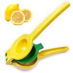 Lemon Squeezer, Premium Quality Metal Lemon and Lime Squeezer, Manual Press for Extracting the Most Juice Possible