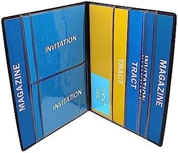 ASVP Shop Ministry Organizer - Field Service Organizer - JW Magazine Holder - Field Service Portfolio - Pioneer (Black)