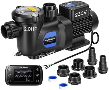 VIVOHOME 2.0HP Pool Pump Dual Speed with Wireless Remote Control 230V