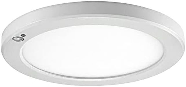 Leviton 9866-BOW, White 8" LED Downlight with Motion Sensor