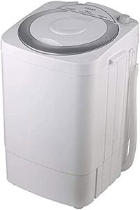 Lavadora portátil 220V 7KG Capacidad Total Lavado y Centrifugado de una Sola Tina Deshidratación U~V Limpieza Profunda Compacto, Azul, marrón, Plateado, Azul, Plateado