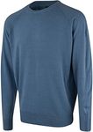 Island GREEN Mens Raglan Sleeve Sweater - Airforce Blue - S