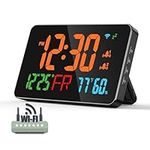 JXJHOVV Digital Clock Alarm Clock,A