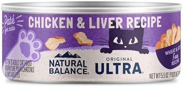 Natural Balance Ultra Premium Chicken & Liver Paté Cat Food | Wet Canned Food for Cats | 5.5-oz. (Pack of 24)