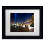 Trademark Fine Art Never Forget Framed Artwork by David Ayash, 11 by 14", White Matte/Black Frame