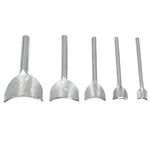 5 Sizes Leather Arc-Shaped Cutter Craft Strap Belt DIY Half Round End Corner Plated Cutting Punch