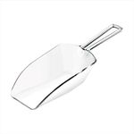 Bridge2shopping Acrylic Shovel Candy Bar Ice Sugar Buffet Scoop, Clear