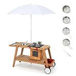 Costzon Mud Kitchen with Removable 