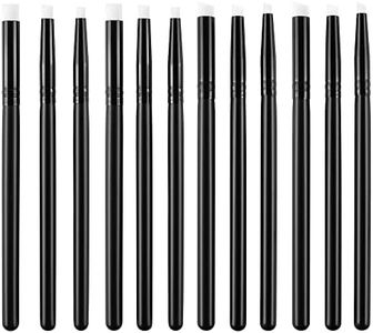 12Pack Mini Detailed Blending Brushes for Card Making,Crafting Ink Blending Brushes Set Background Brush for Blender Paper Crafter 8mm/6mm/4mm Angled/Flat Brush Heads Brushes for DIY Scrapbooking