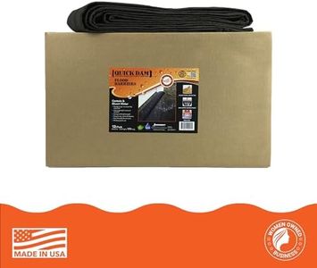 Quick Dam QD610-12 Water-Activated Flood Barrier-10 Feet-12/Pack, 12 Pack, Black, 12 Count