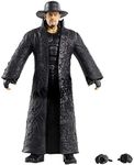 WWE Undertaker Elite Series #80 Deluxe Action Figure with Realistic Facial Detailing, Iconic Ring Gear & Accessories