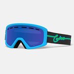 Giro Rev Youth Snow Goggles - Blue Neon Lights Strap with Grey Cobalt Lens (2021)