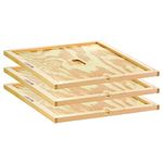 Allied Precision Industries 3/8-Inch Plywood Stick Preventing Beehive Insulation Ventilation Inner Cover for 10-Inch Beehives (3 Pack)