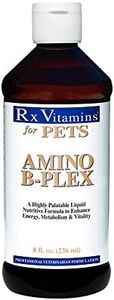 Rx Vitamins for Pets Amino B-Plex for Dogs & Cats - Healthy Nutrients Enhance Energy Metabolism & Vitality - Bacon Flavor 8 fl. oz.