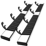 COMNOVA 6 Inches Running Boards Compatible with 2015-2026 Chevy Colorado/GMC Canyon Crew Cab, Running Boards & Steps for Colorado (Stainless Steel).