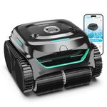 (2026 Upgraded) WYBOT C2 Cordless Pool Vacuum Robot, Dual Filtration, Wall Climbing & Waterline Cleaning, App Scheduling, Pool Cleaner for Inground/Above Ground -2152 Sq.ft, Obsidian-Black