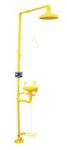 Udyogi 6250 GI Hand and Foot Operated Emergency Safety Shower and Eyewash.