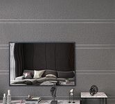 Generic Wallpaper, Modern Wallpaper Living Room Bedroom Striped Thickened Wallpaper/K Gray/0.53 * 10M