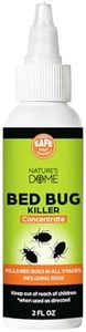 Nature's Dome 2 oz Concentrate Bed Bug & Mite Killer - Makes 16 oz Spray, Provides Lasting Defense, Destroys Eggs & Resistant Strains, 100% Natural, Safe & Non-Toxic