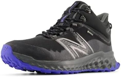 New Balance Men's Fresh Foam Garo V1 Midcut GTX Trail Running Shoe, Black/Marine Blue/Blacktop, 9 US Wide