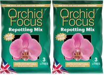 Growth Technology Ltd MDOF3 Orchid Focus Repotting Mix 3 Litre, brown (Pack of 2)