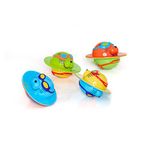 Zoggs Unisex Baby 4 Pack Kids Seal Flips Pool, Multicolour, One Size UK