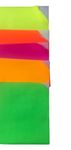 A N A4 Size 50 Sheets MULTICOLOR FLOROSCENT (10 sheets of each Five colors) Sticker Paper, Easy Peel-Off Cut, DiY, Art & craft ,Decorations, Self- Adhesive FLOROSCENT Blank Sticky Sheets for Laser, Copier and Writing with Pen/Pencil (A4) Multicolor