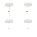 hardoll Solar Decorative Jellyfish Light LEDs on The Stake 7 Color Changing Waterproof Outdoor Home Garden Pathway Lawn Driveway(Pack of 4)