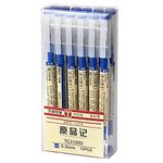 Sencoo 12 pack Blue Gel Ink Pen Extra Fine Point Pens Ballpoint pen 0.35mm Black For Japanese Office School Stationery Students Pens