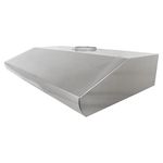 KOBE CH2730SQB-5 Deluxe 30" Under Cabinet Range Hood, 6-Speed, 640 CFM, LED Lights, Baffle Filters
