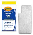 EnviroCare Premium Replacement Secondary Filter for Hoover Windtunnel Vacuums, White