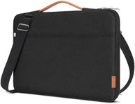 DOMISO 17 Inch Laptop Sleeve Case Protective Portable Computer Carrying Bag for 17.3" HP Pavilion 17/HP Envy 17/HP 17/Dell Inspiron 17/MSI/Lenovo IdeaPad 321, Black