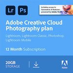 Adobe Creative Cloud 20GB:Photoshop&Lightroom|1 Year|PC/Mac|Digital Download