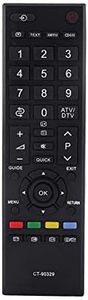 Remote Control, New Black Universal Replacement Remote Control CT-90329 Controller for Toshiba LCD Smart TV