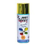 just spray Acrylic Spray Paint Gloss Finish Multipurpose Spray Paint | DIY, Quick Drying Good finish for Metal, Wood, and Walls 400ml (Copper)