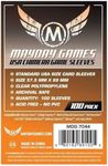 Mayday Mayday USA Chimera Game Sleeves (Pack of 100), 57.5 MM X 89 MM (Orange) Card Sleeve