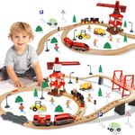 TOY Life Train Set 80pcs with Crane