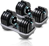 BRAINGAIN 2x 36kg Adjustable Dumbbe