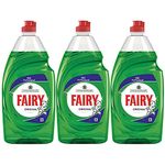 3 x 900ml Original Washing up Liquid Dishes Cleaner Degreaser