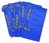 Ikea - 5x Frakta Blue Large Bags - Ideal For Outdoor Use & Storage (Max Load - 25kg)