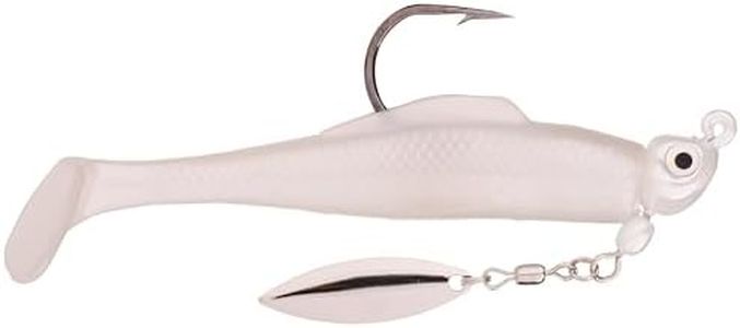 Strike King STM14-844 Saltwater Pearl/Pearl Head, 1/4-Ounce