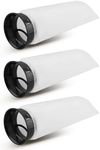 SZRKRLA 2.75 inch Filter Sock Fit for Waterbox Aquarium Fit for HelloReef Aquarium Fit for Eshopps Aquarium Fit for Fiji Cube Aquarium, 225 Micron Filter Sock, Fish Tank Filter Sock, 3 PCS